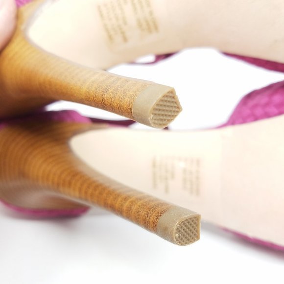 Bakers‎ shoe SHANEL pink peep-toe heels 8B - Picture 8 of 10